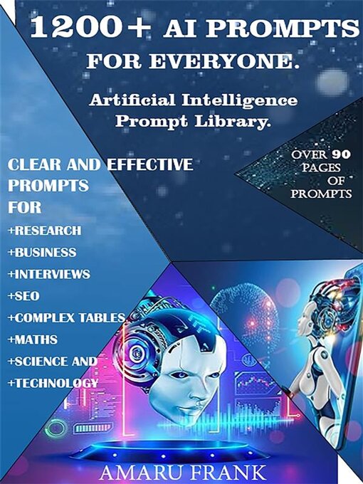 Title details for 1200+ AI Prompts for Everyone. by Amaru Frank - Available